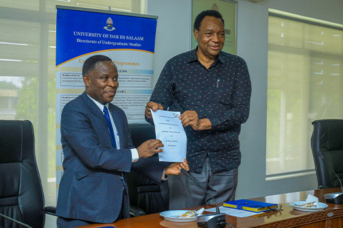 UDSM and SAUT sign a Memorandum